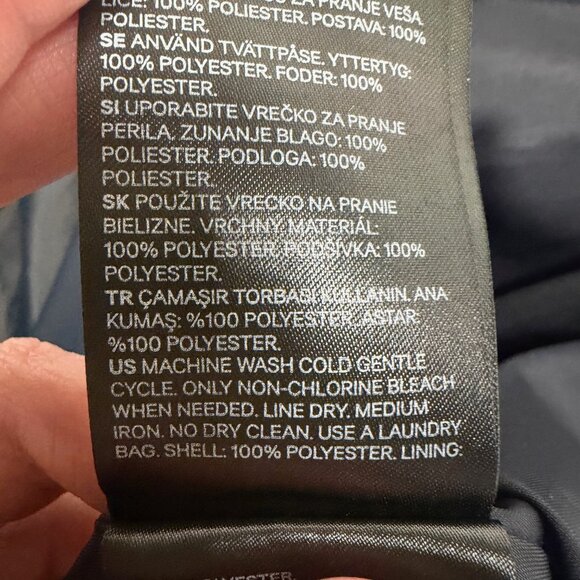 H&M Navy Blue Strapless Bow Detail Fit Flare Dress Size 8 - Picture 9 of 9